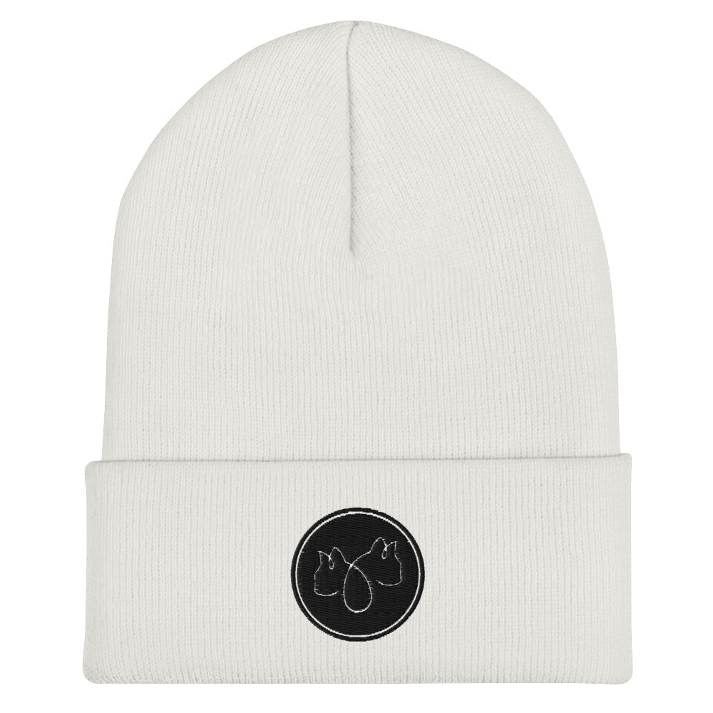 Cuffed Beanie - White